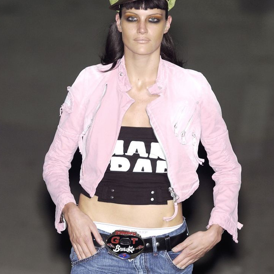 DSQUARED2 2004 BLACK CORSET TOP