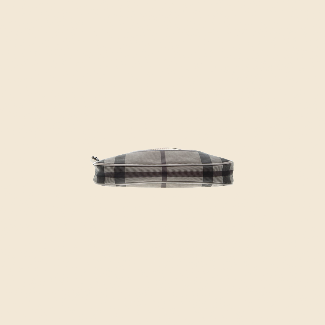 BURBERRY SMOKED GREY ASTON MINI SHOULDER BAG
