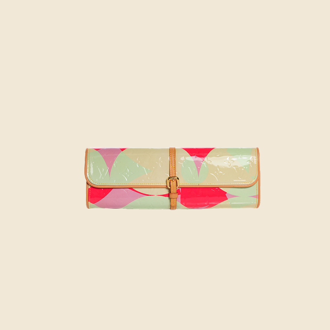 LOUIS VUITTON VERNIS FLEUR SHOULDER BAG