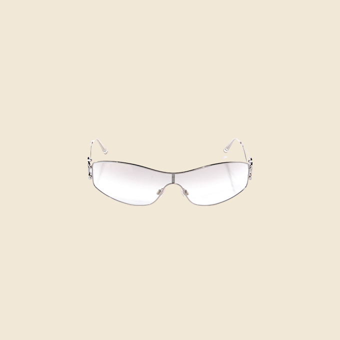 CHANEL 90s CRYSTAL CC LOGO SUNGLASSES