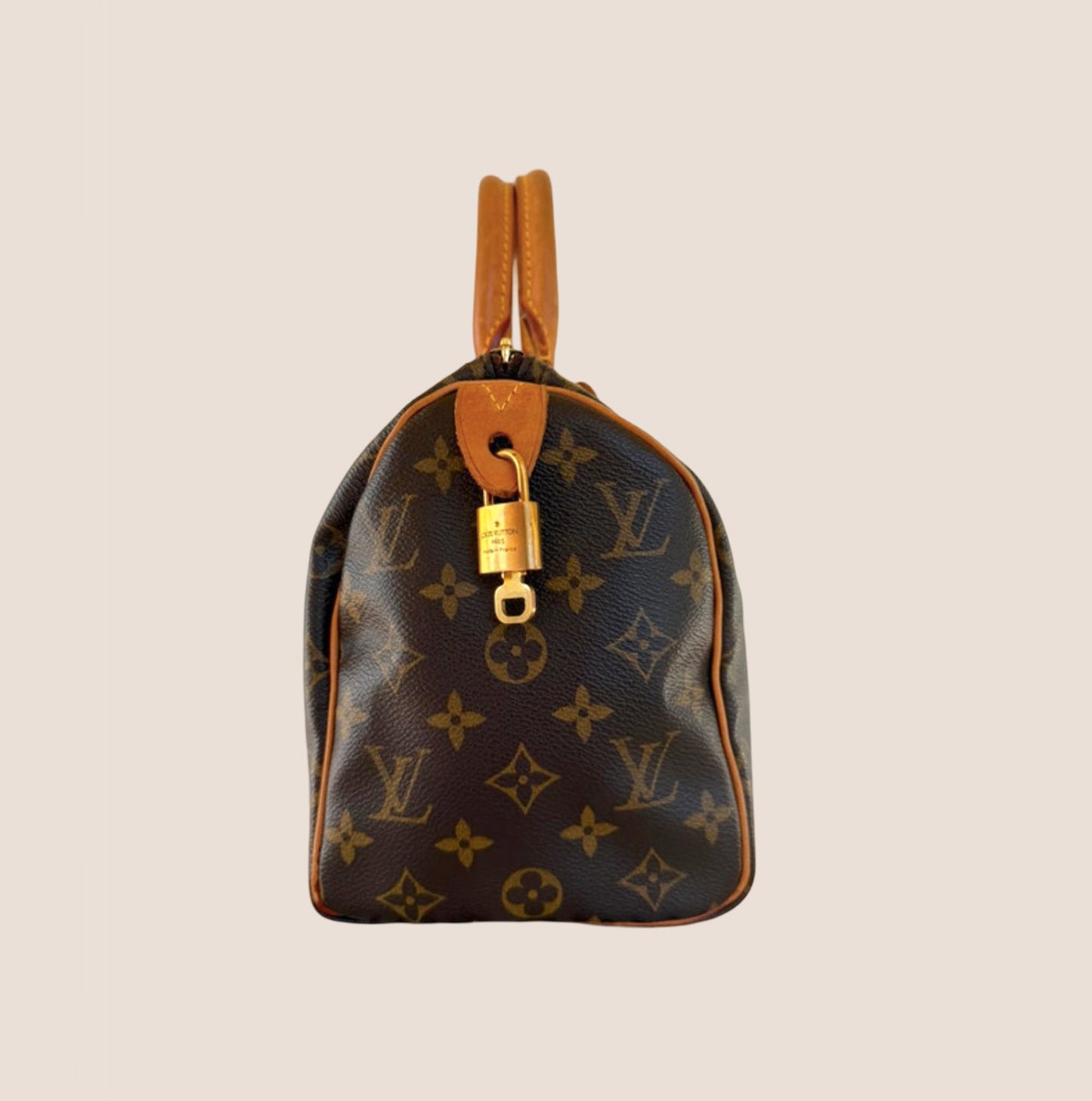 LOUIS VUITTON BROWN MONOGRAM SPEEDY 25 BAG