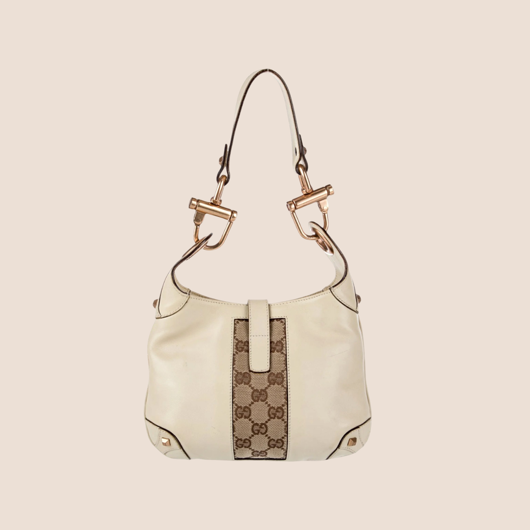 GUCCI MINI PISTON LOCK JACKIE O HOBO BAG