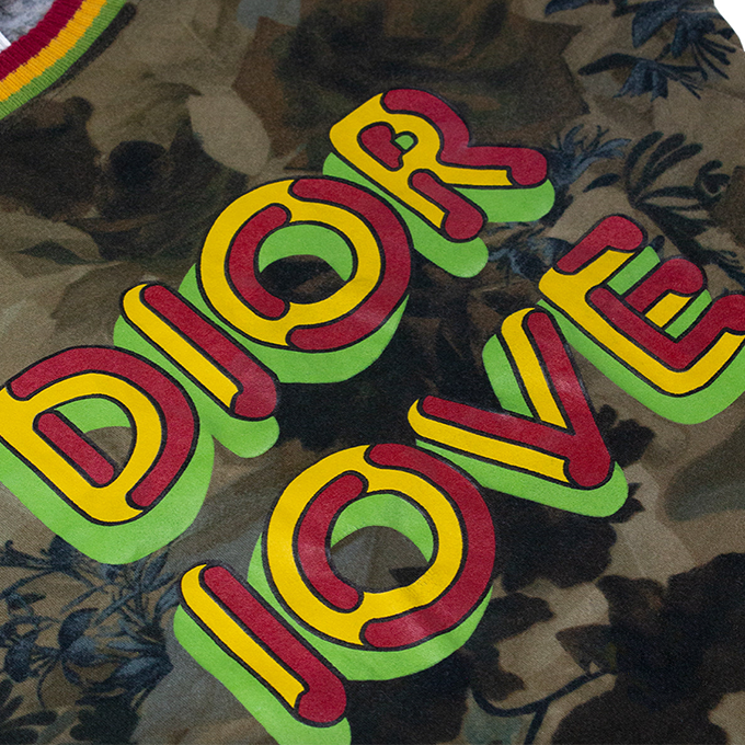 CHRISTIAN DIOR 2003 "DIOR LOVE" RASTA TANK TOP
