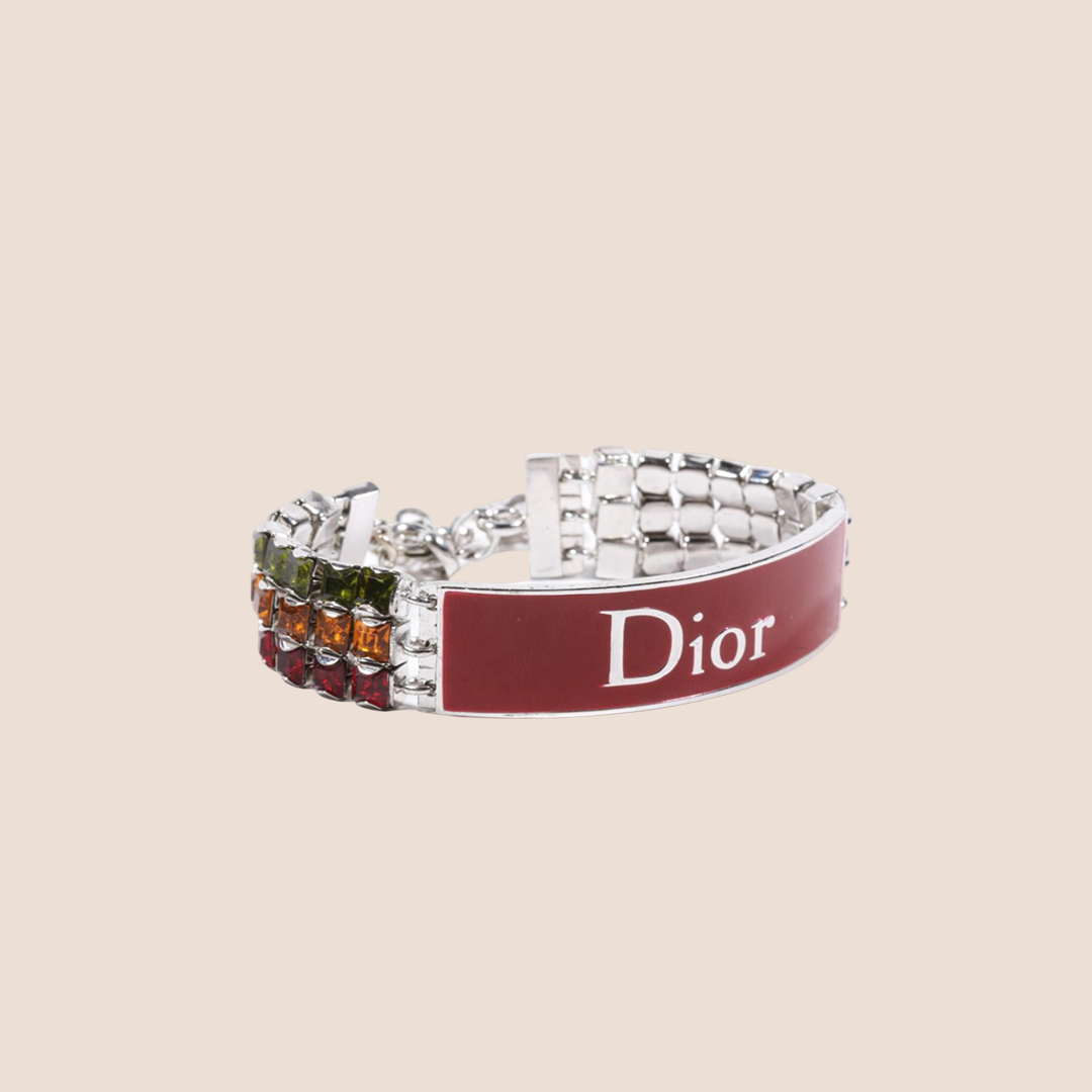 CHRISTIAN DIOR RASTA DIAMANTE BRACELET – RDB