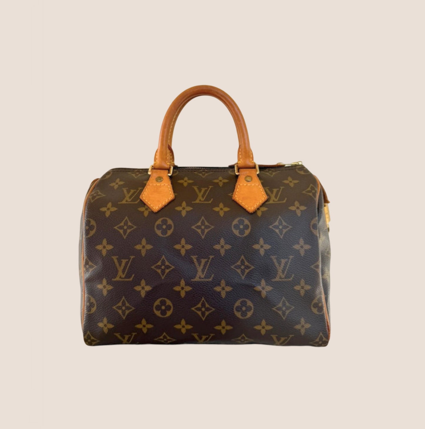 LOUIS VUITTON BROWN MONOGRAM SPEEDY 25 BAG