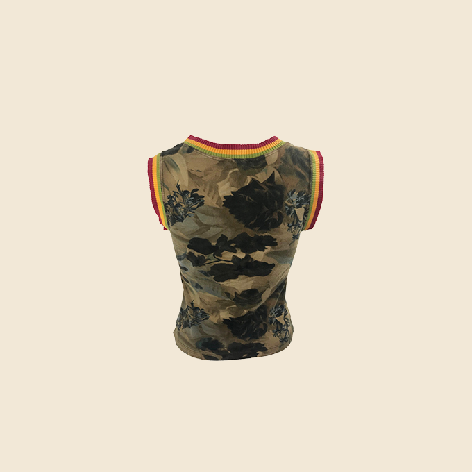 CHRISTIAN DIOR 2003 "DIOR LOVE" RASTA TANK TOP
