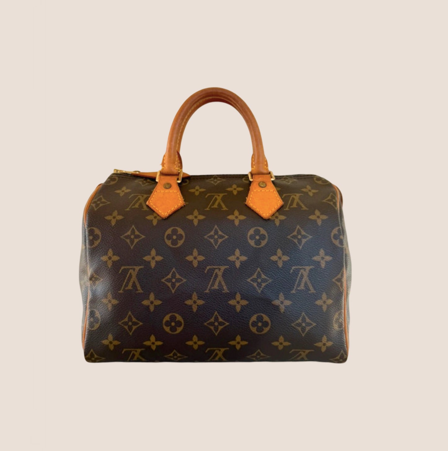 LOUIS VUITTON BROWN MONOGRAM SPEEDY 25 BAG