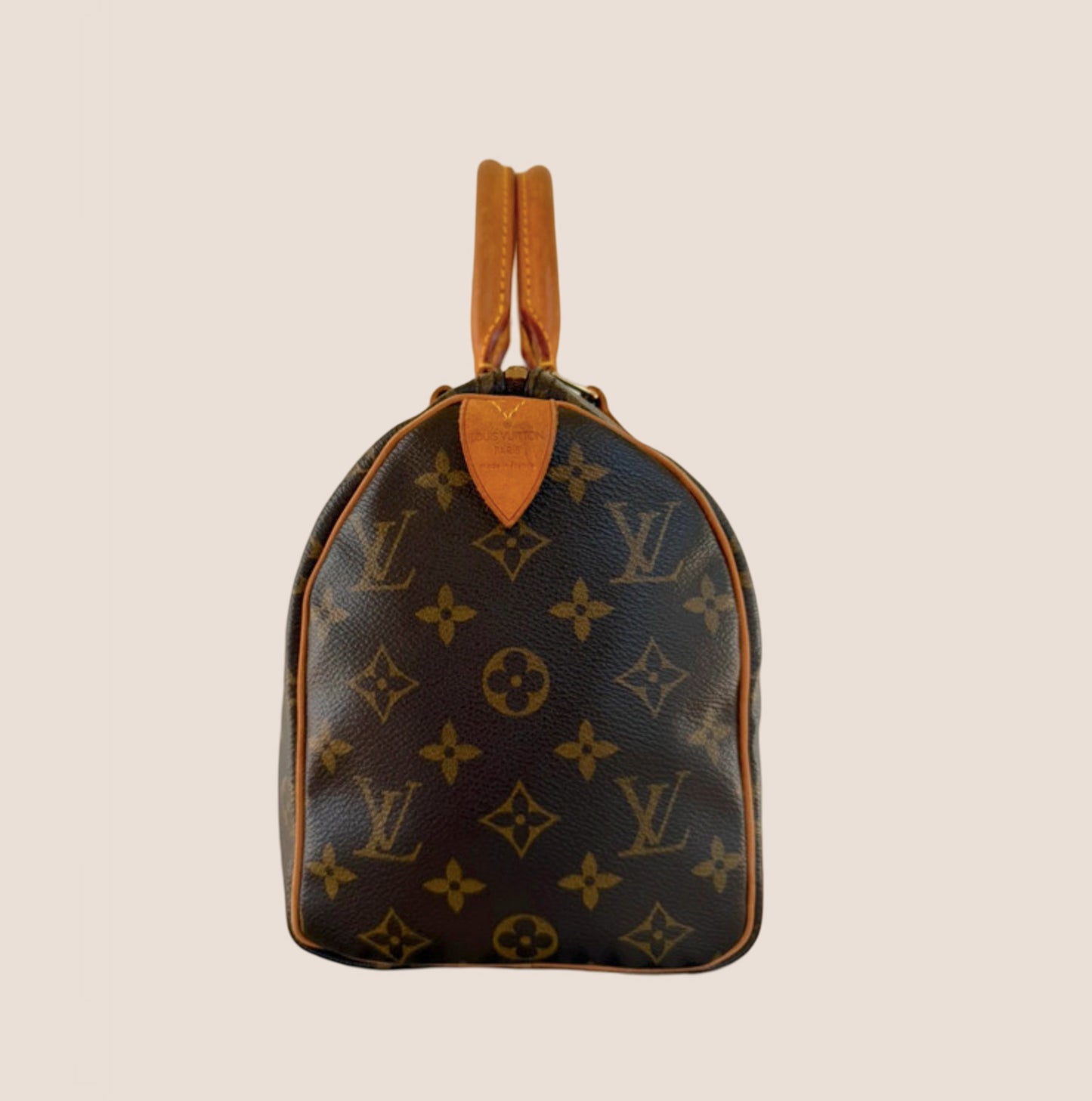 LOUIS VUITTON BROWN MONOGRAM SPEEDY 25 BAG