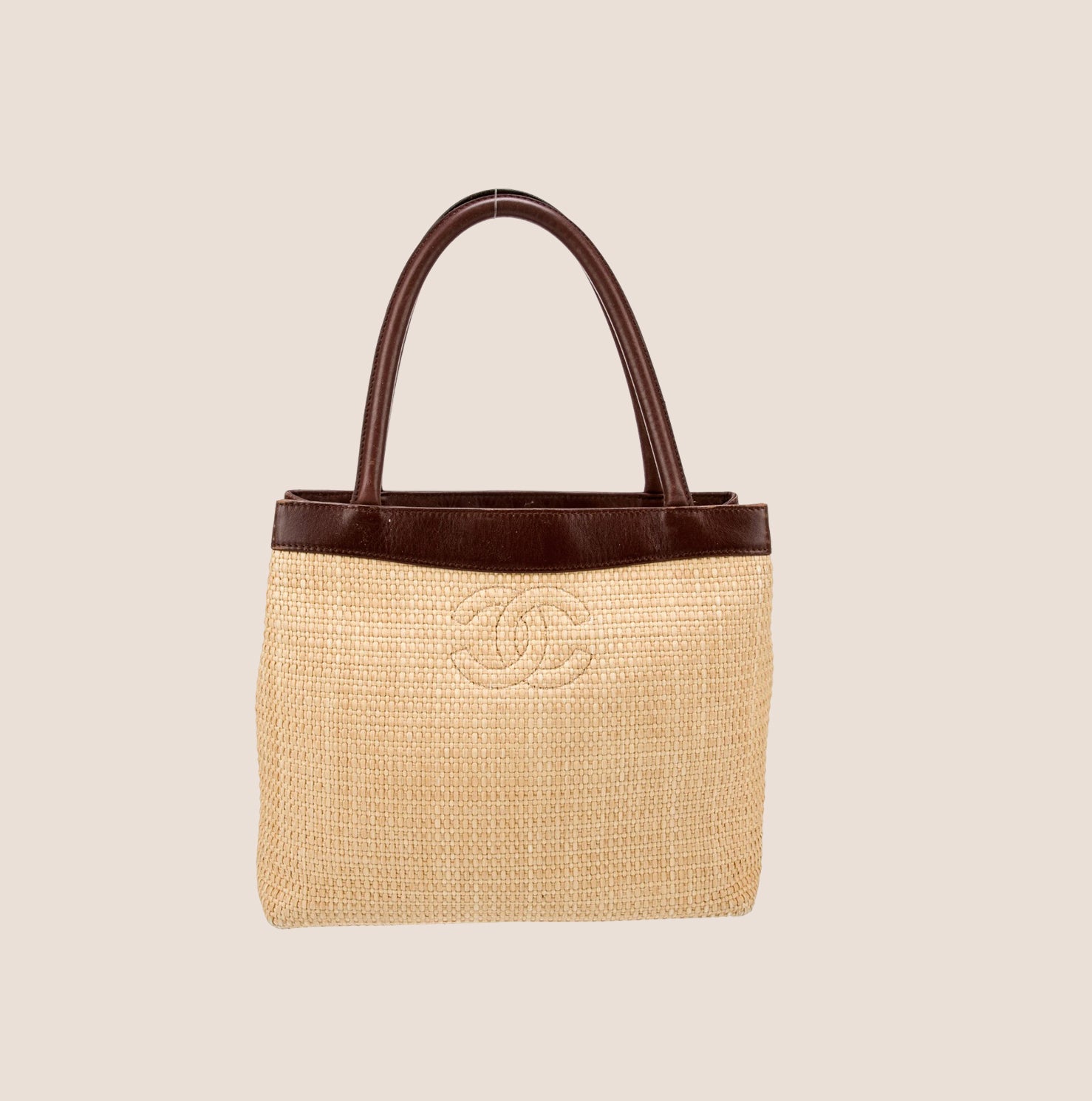 CHANEL 1997 CC RAFFIA SHOULDER BAG – RDB