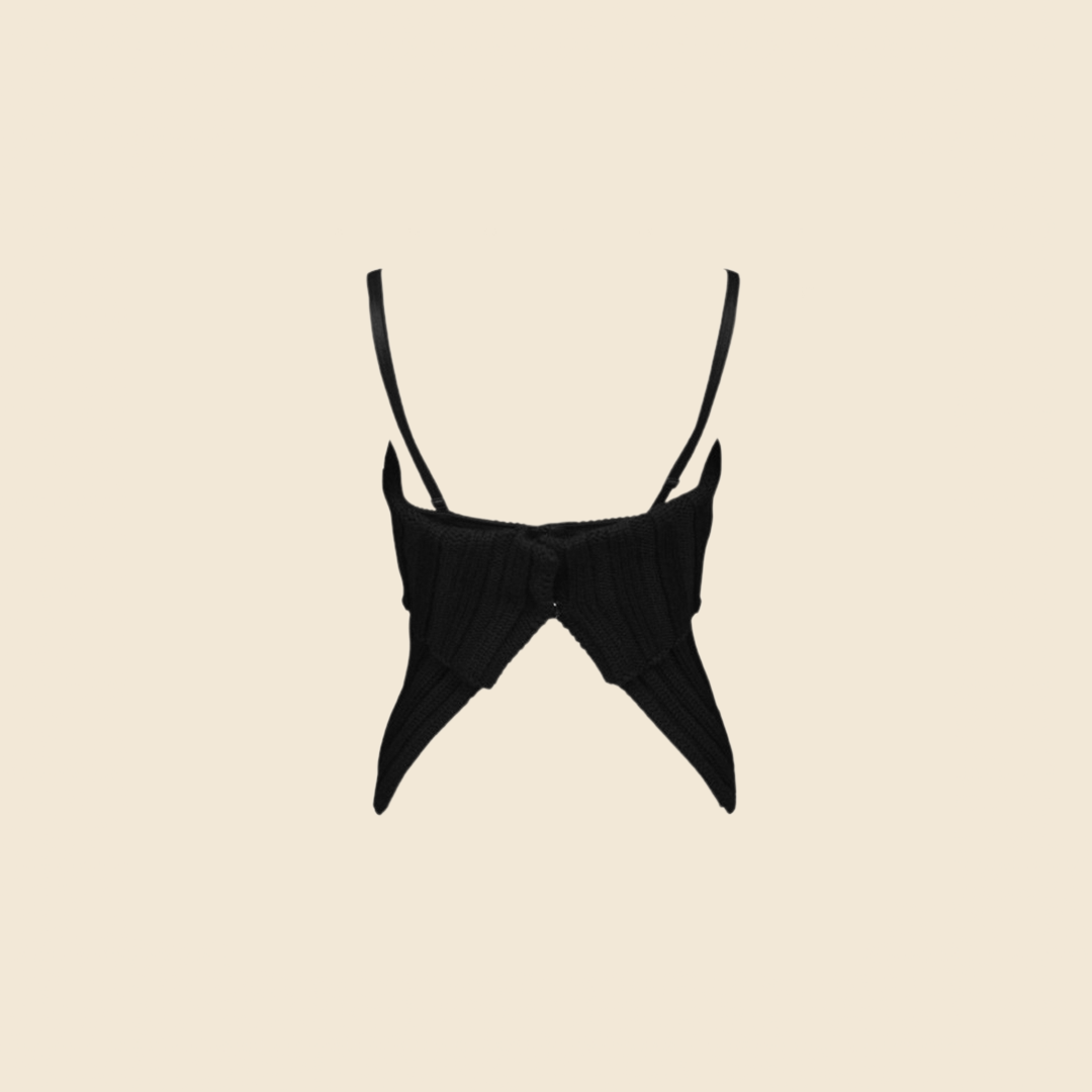 DOLCE & GABBANA 1999 KNIT CORSET WITH ATTACHED BRA