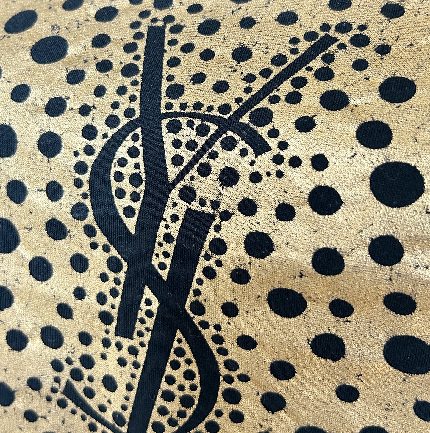 YVES SAINT LAURENT 1990s GOLD YSL LOGO TANK TOP