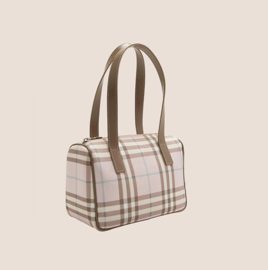 BURBERRY CANDY CHECK BAULETTO BAG