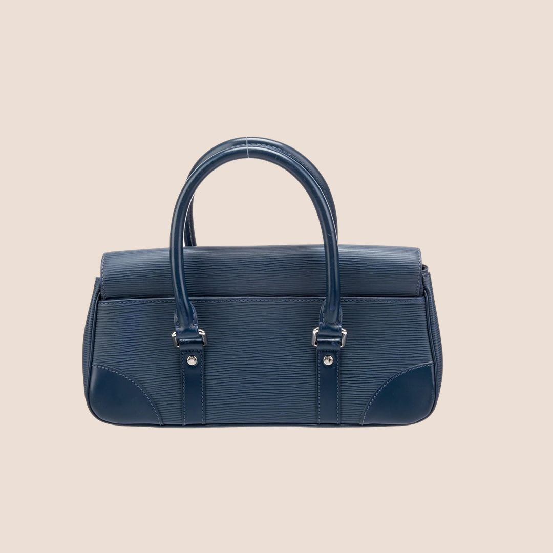 LOUIS VUTTON 2005 BLUE LEATHER EPI SEGUR BAG