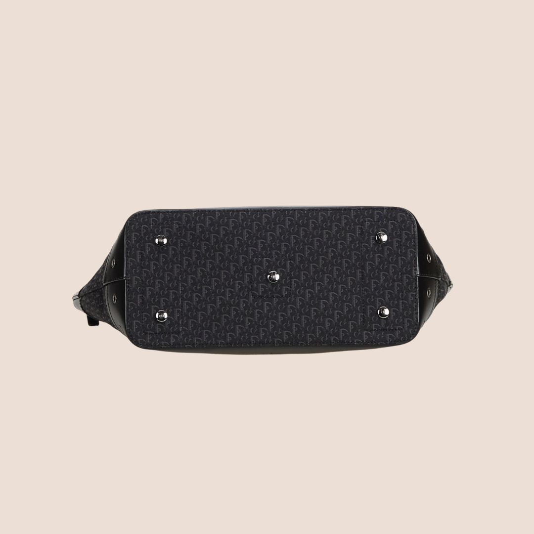 CHRISTIAN DIOR BLACK DIORISSIMO STREET CHIC TOTE BAG