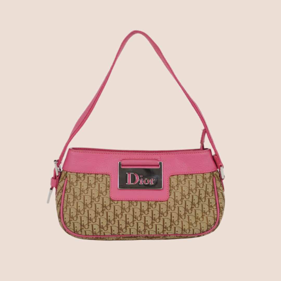 CHRISTIAN DIOR 2005 FUCHSIA STREET CHIC SHOULDER BAG – RDB CHRISTIAN DIOR 2005 FUCHSIA STREET CHIC SHOULDER BAG – RDB