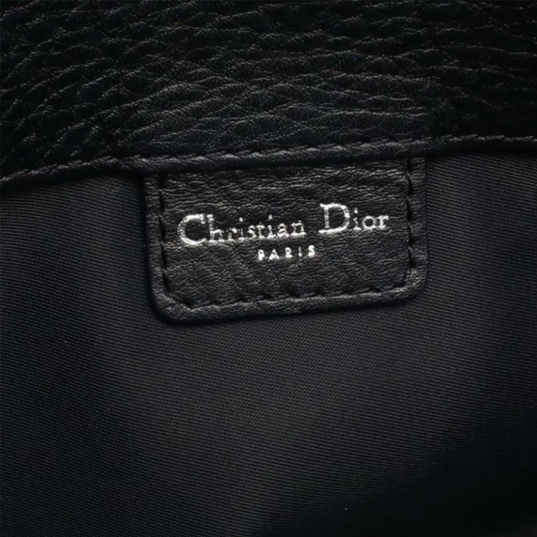 CHRISTIAN DIOR BLACK DIORISSIMO STREET CHIC TOTE BAG