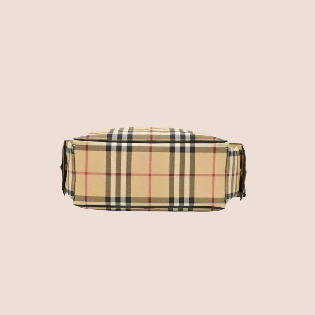 BURBERRY 2000 NOVA CHECK CAMERA BAG