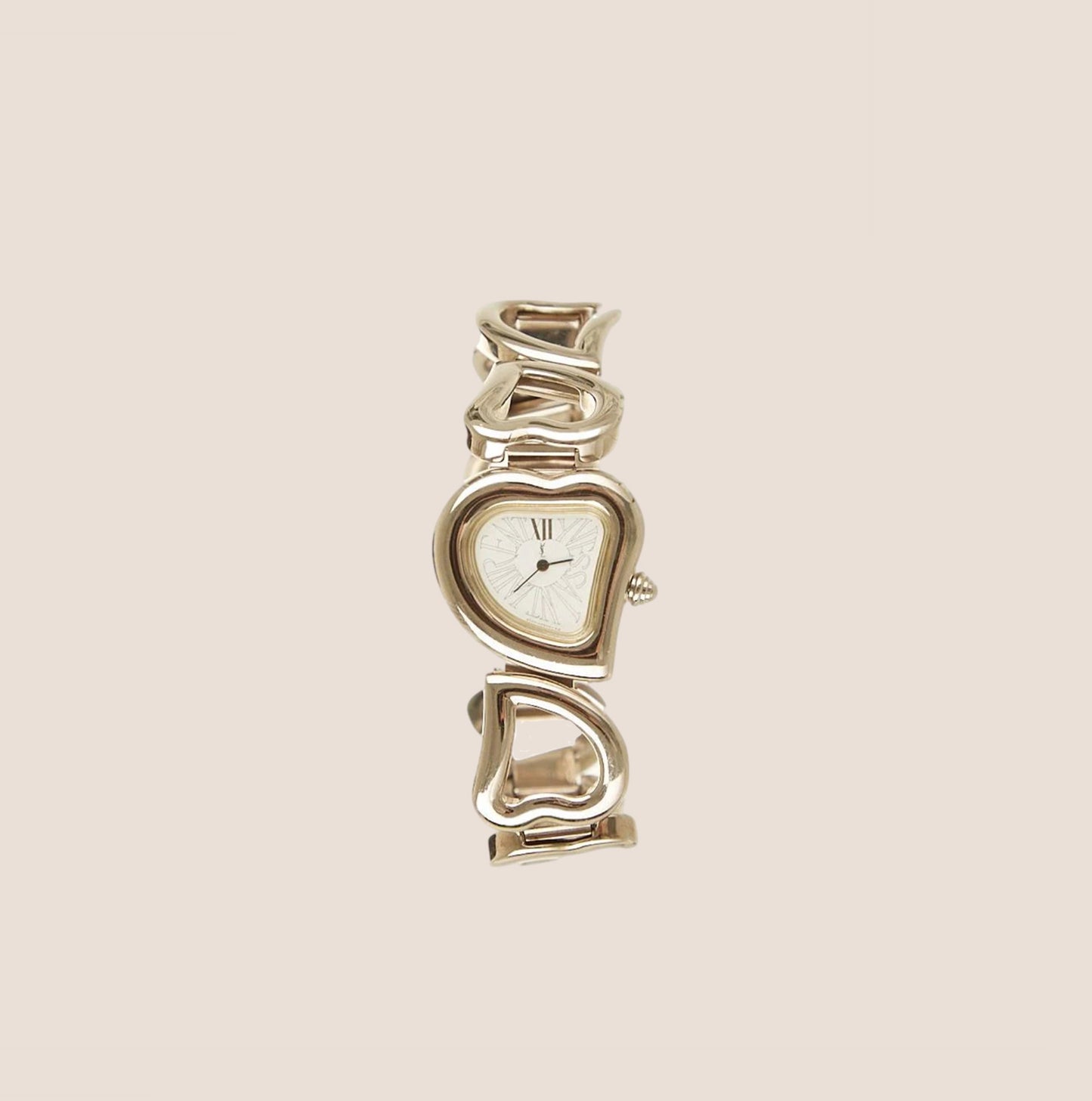 YVES SAINT LAURENT SILVER HEART WATCH