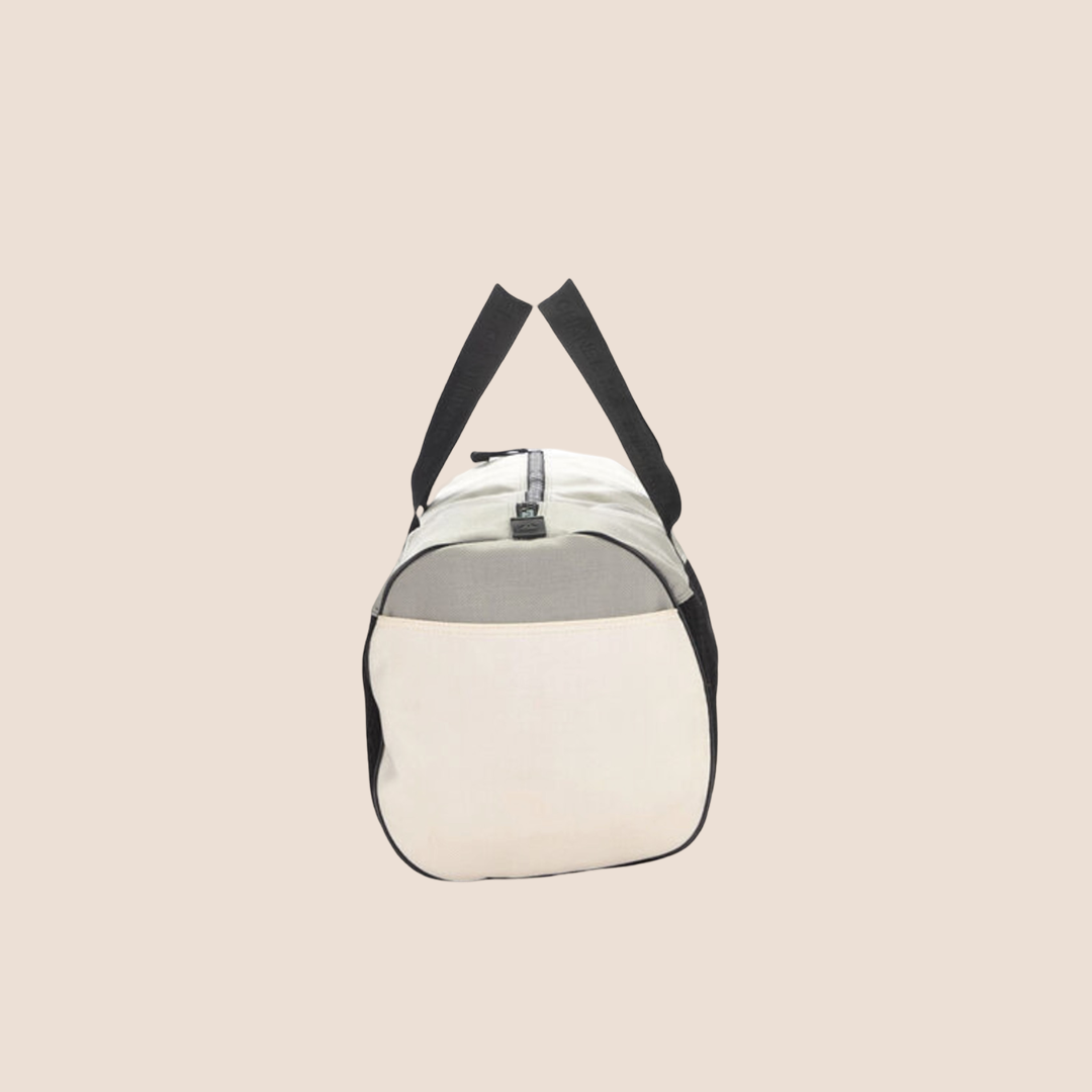 CHANEL 1990 SPORT GREY & BLACK MESH DUFFLE BAG