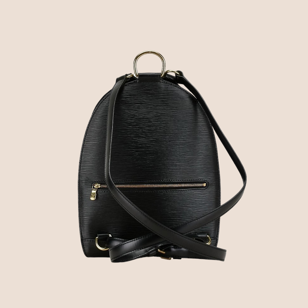 LOUIS VUITTON BLACK EPI LEATHER MABILLON BACKPACK
