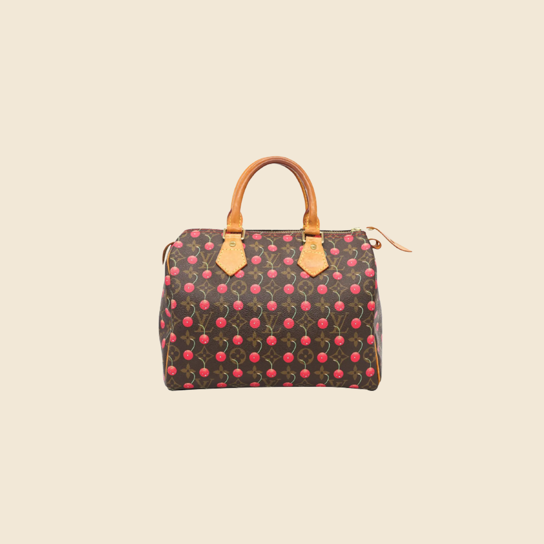 Louis Vuitton Cherry Speedy 25 Handbag by Takashi Murakami