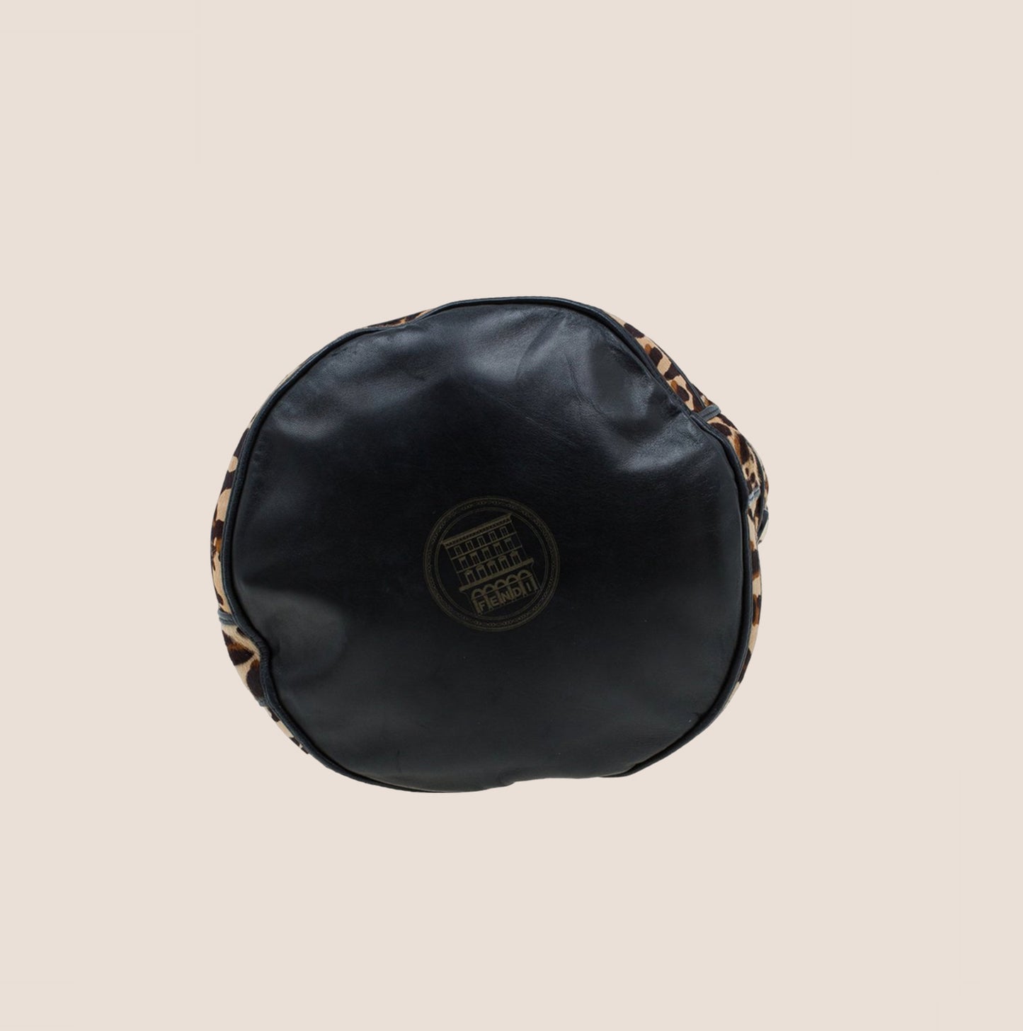 FENDI LEOPARD PRINT BUCKET BAG