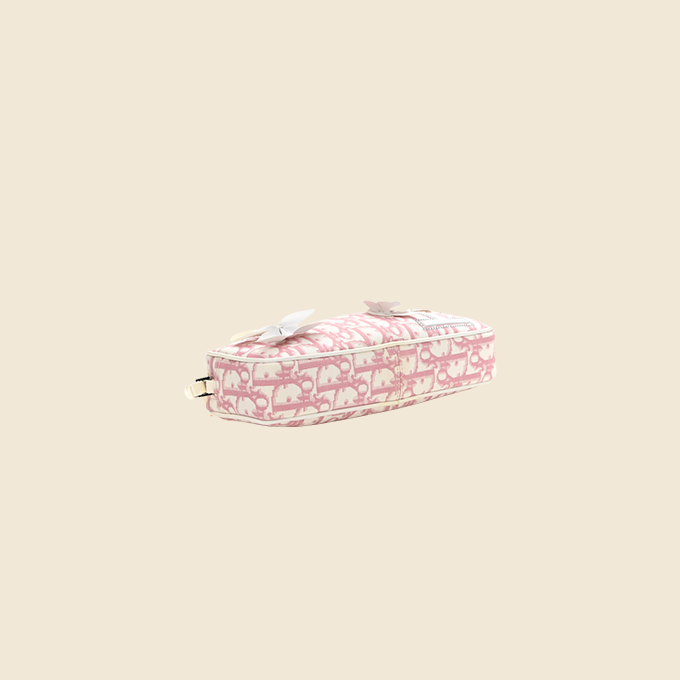 CHRISTIAN DIOR 2004 PINK GIRLY FLOWERS MINI SHOULDER BAG