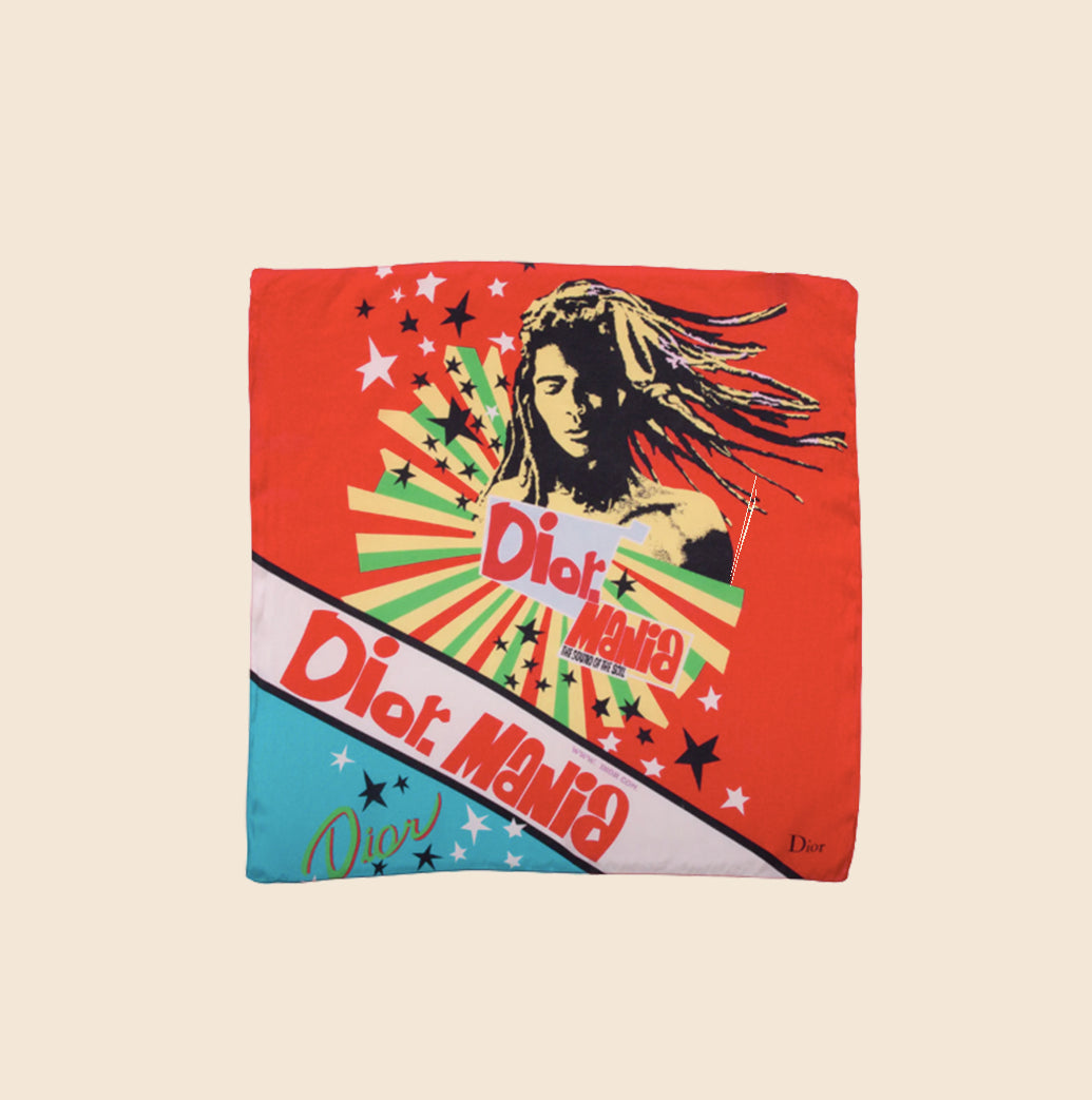CHRISTIAN DIOR RASTA MANIA SCARF