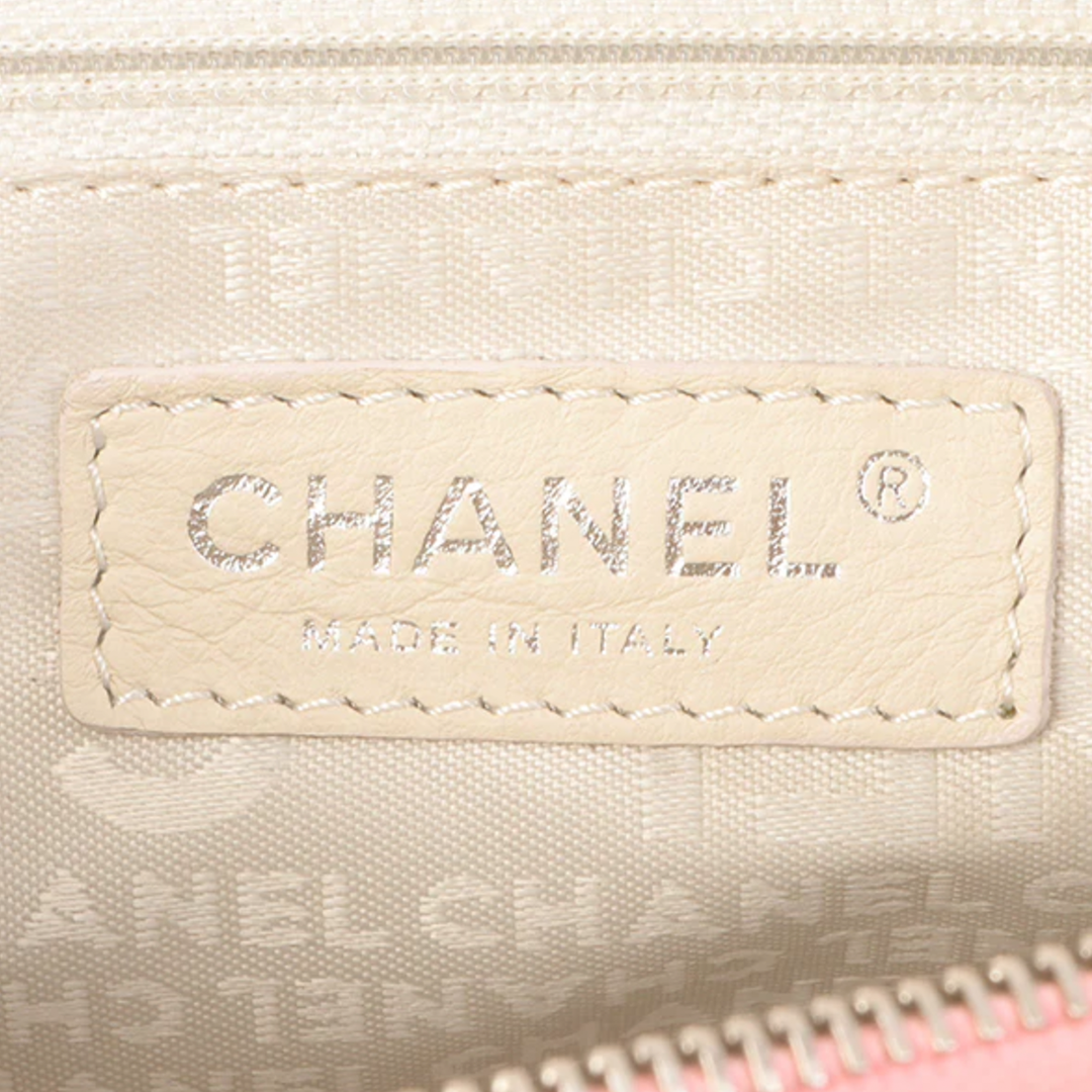 CHANEL 2005 LAX CROCHET BOWLER BAG
