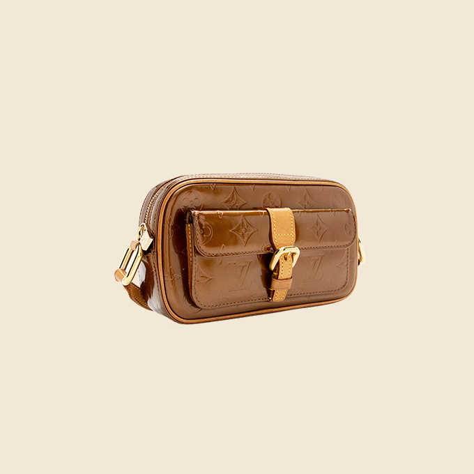LOUIS VUITTON MONOGRAM VERNIS CHRISTIE CROSSBODY BAG
