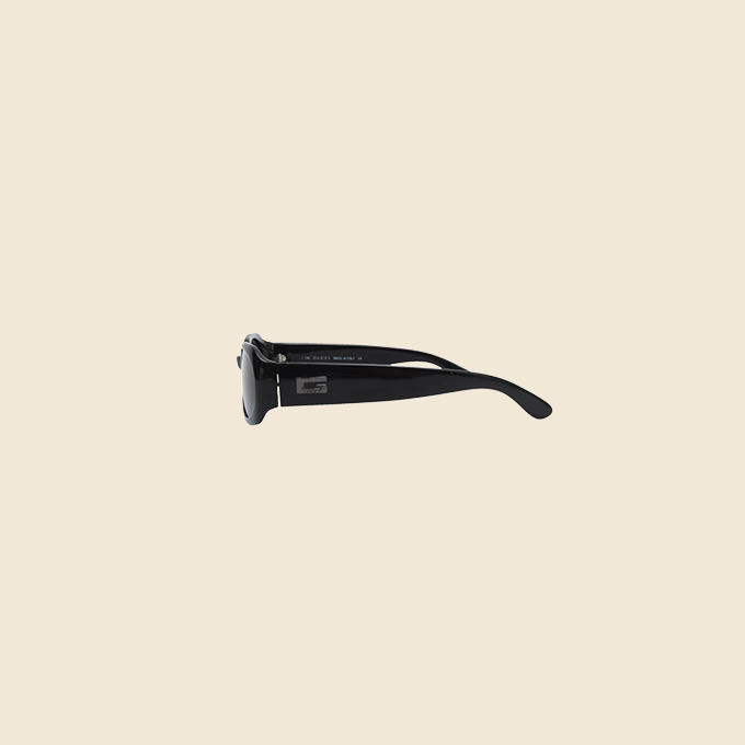 GUCCI 90s BLACK RECTANGLE SUNGLASSES