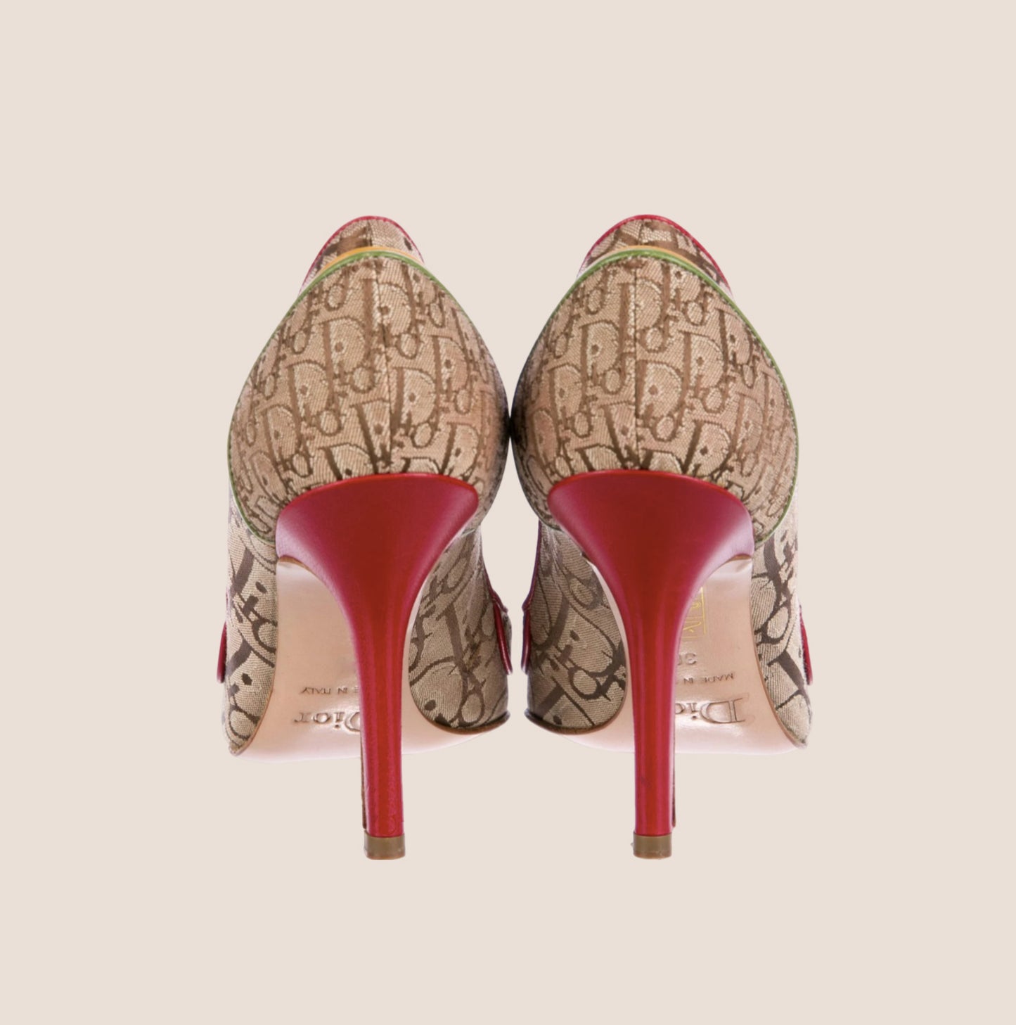 CHRISTIAN DIOR 2004 DIORISSIMO RASTA PUMPS