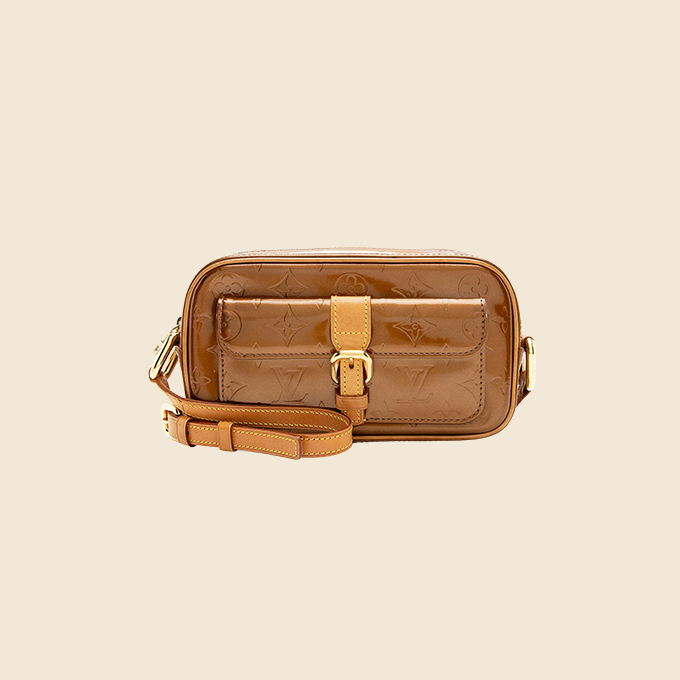 LOUIS VUITTON MONOGRAM VERNIS CHRISTIE CROSSBODY BAG