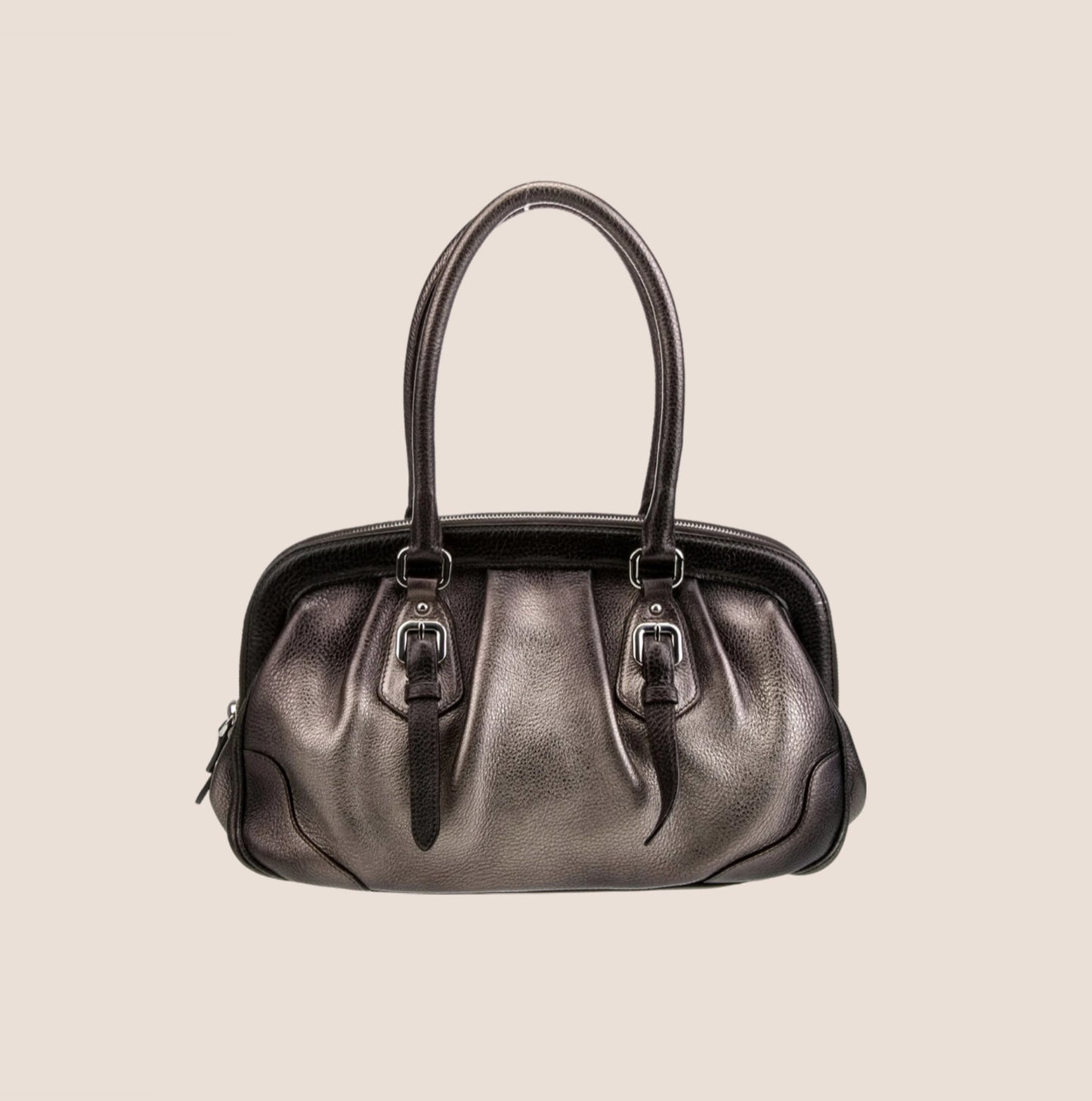 PRADA 2000 VITELLO DAINO ANTIK FRAME BAG
