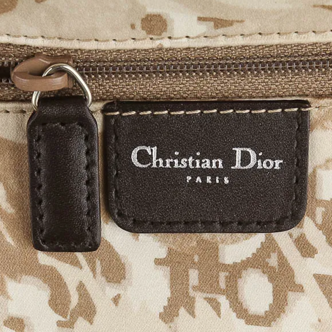 CHRISTIAN DIOR BLACK FRAME DETECTIVE BAG