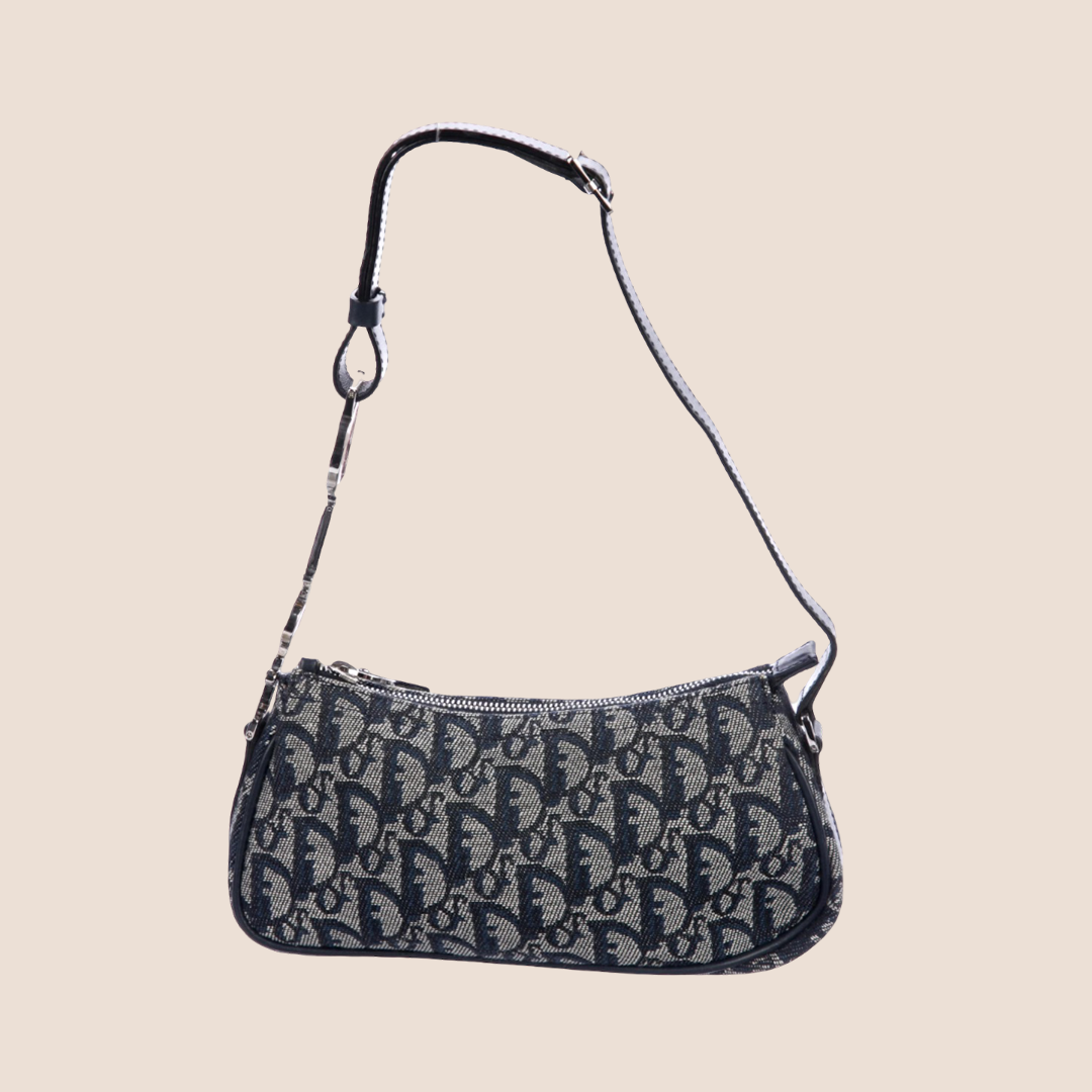 CHRISTIAN DIOR 2000 LOGO CHAIN DIORISSIMO MINI SHOULDER BAG