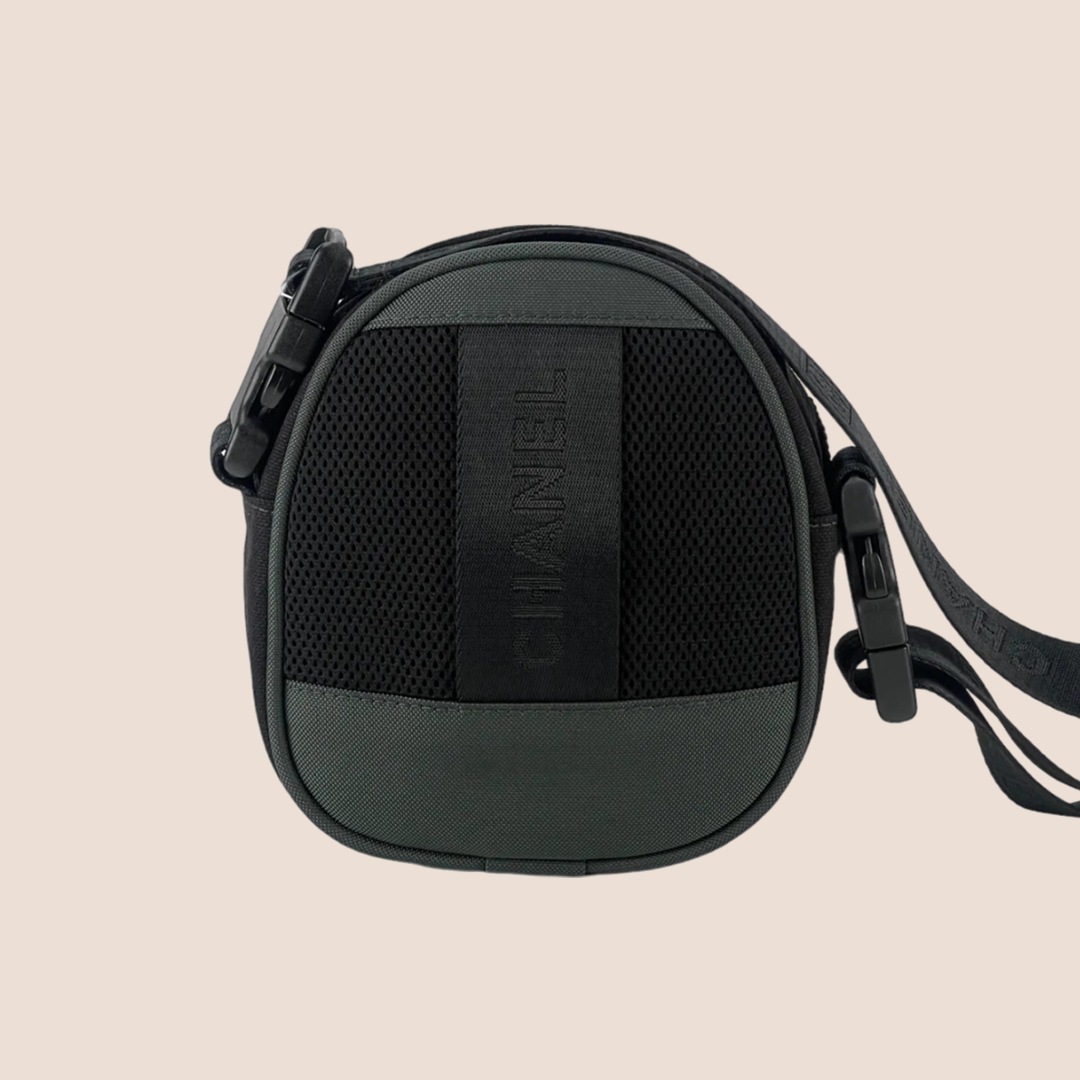 CHANEL 2003 SPORT BLACK & GREY CROSSBODY BAG