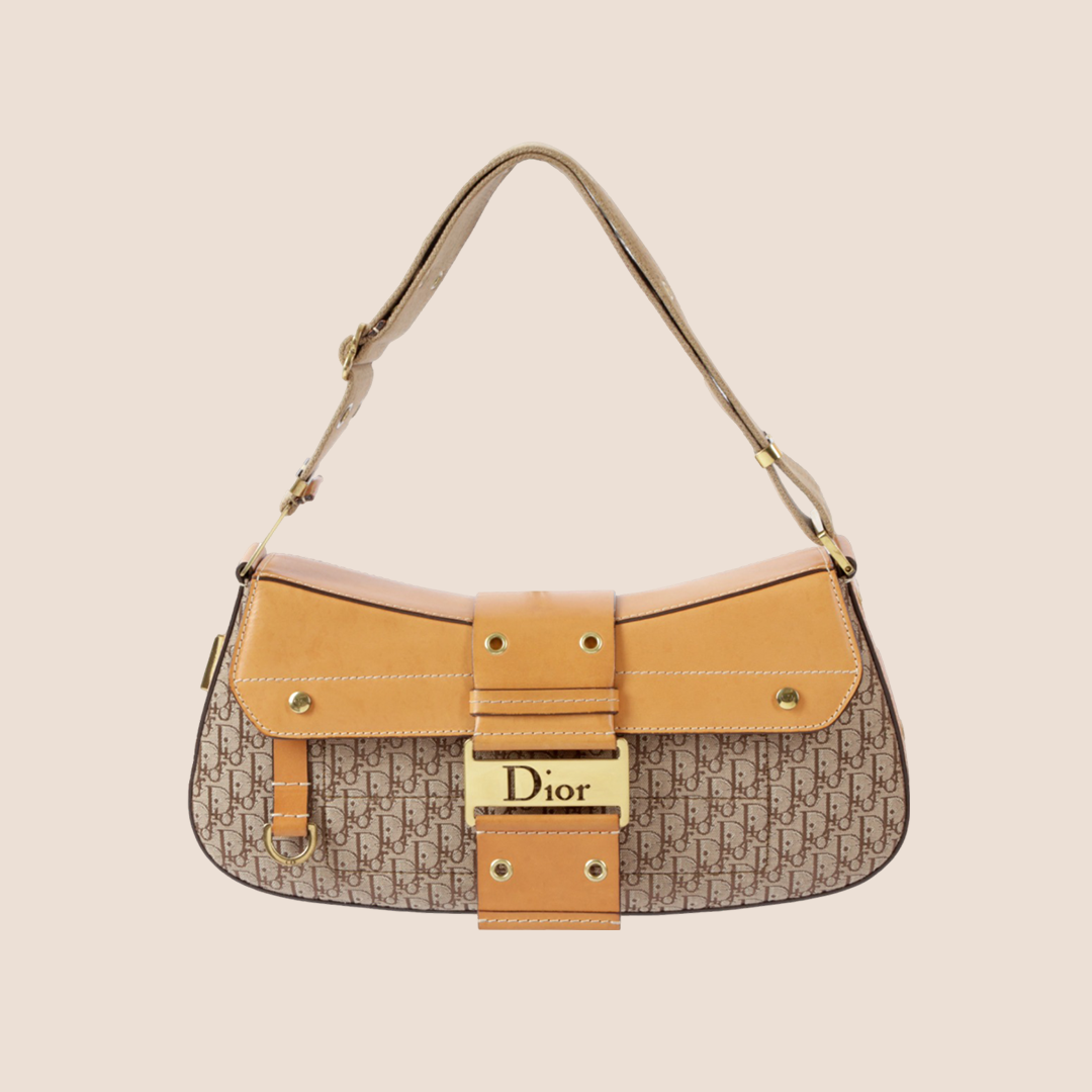 CHRISTIAN DIOR BEIGE DIORISSIMO STREET CHIC COLUMBUS BAG – RDB CHRISTIAN DIOR BEIGE DIORISSIMO STREET CHIC COLUMBUS BAG – RDB