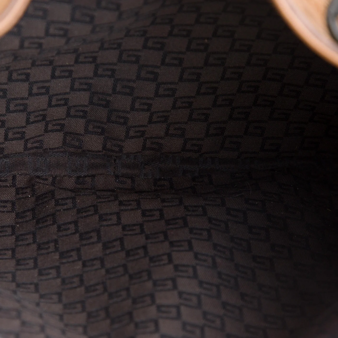 GUCCI BROWN SUEDE HORSEBIT HOBO BAG