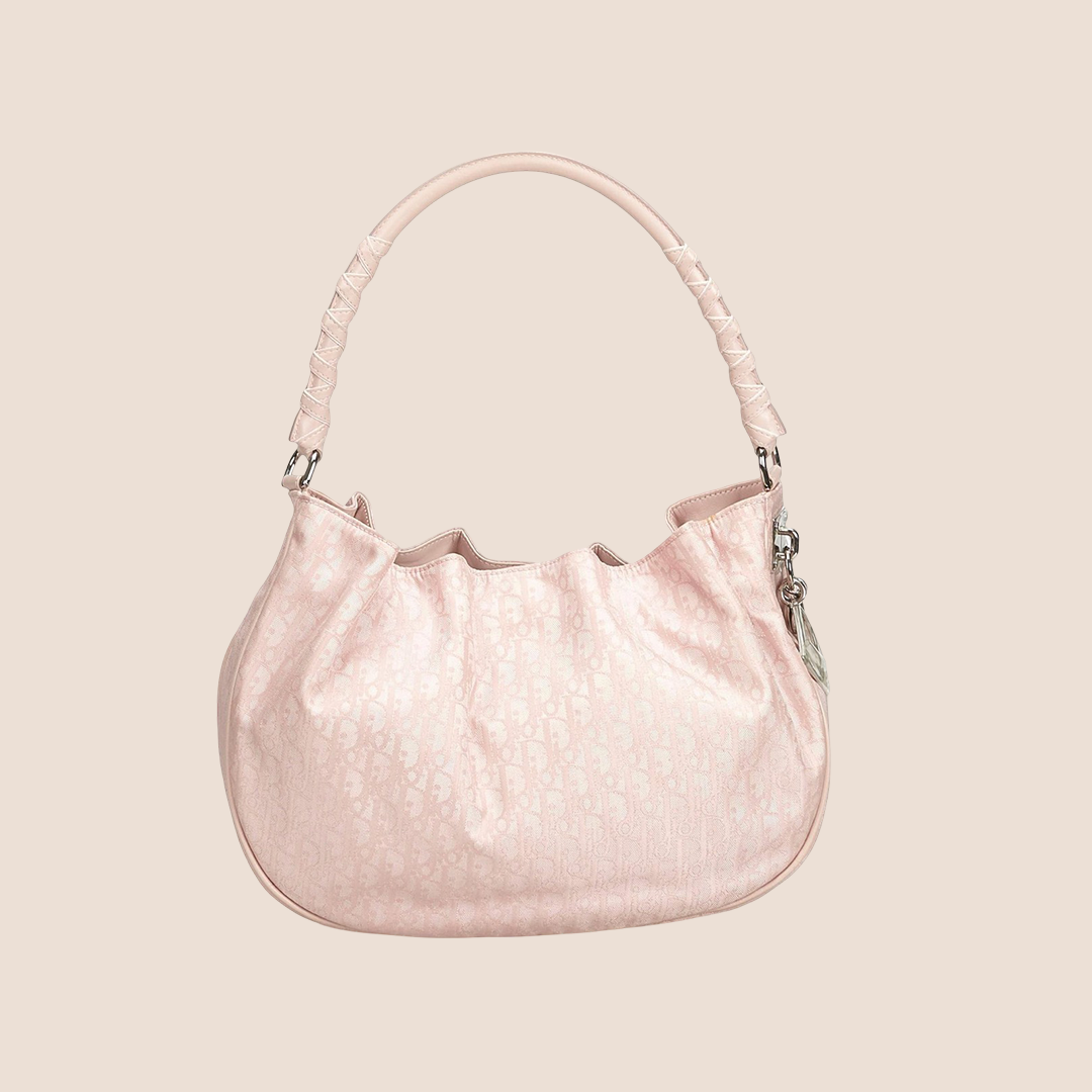 CHRISTIAN DIOR PINK DIORISSIMO LOVELY CHARM HOBO BAG