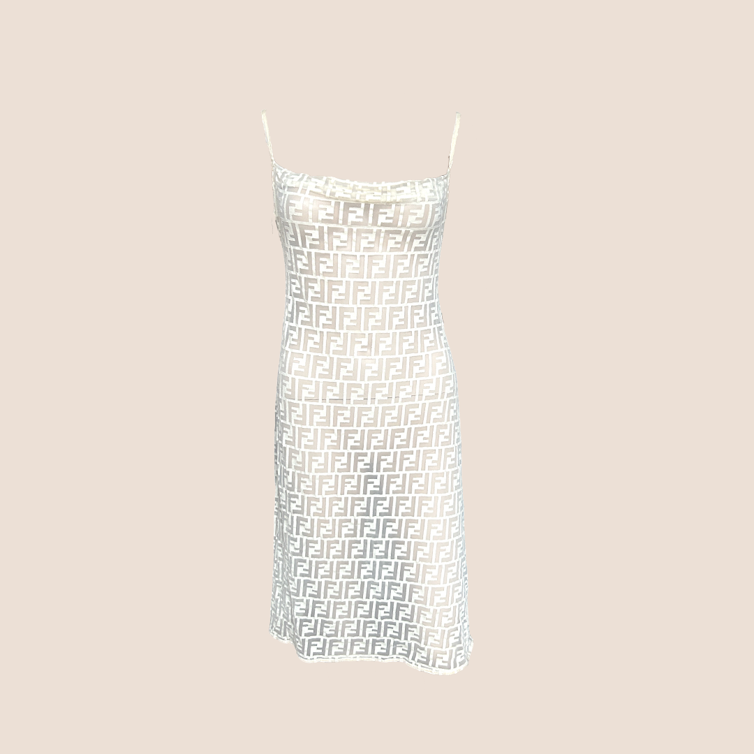 Fendi sheer dress hotsell