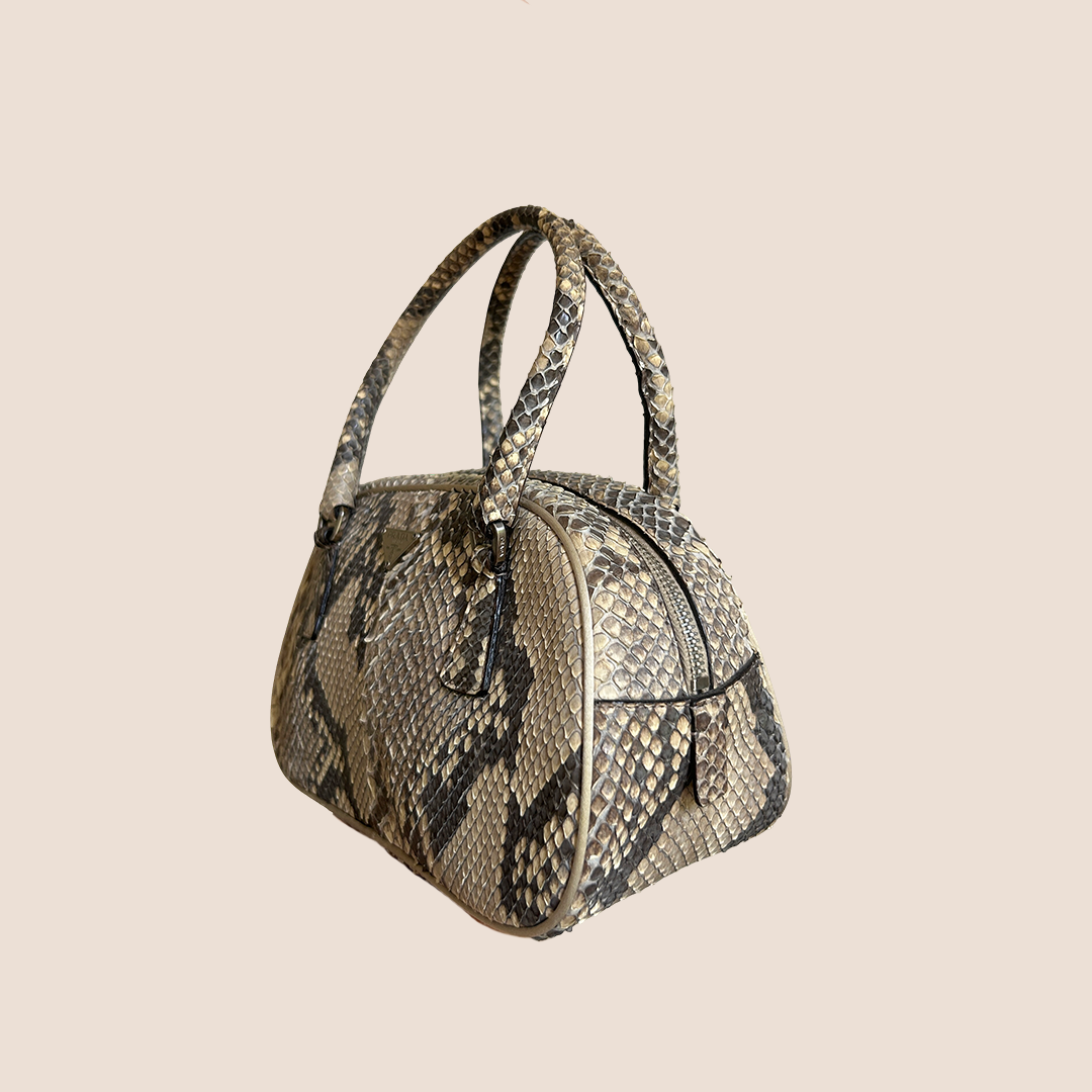 PRADA PYTHON SPORT BAULETTO BAG