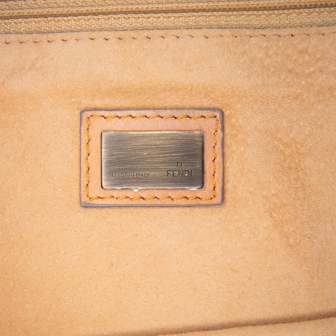 FENDI 2008 MULTICOLOR PASTEL LEATHER WHIPSTITCH JUMBO BAGUETTE BAG