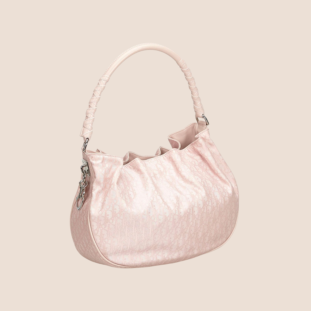 CHRISTIAN DIOR PINK DIORISSIMO LOVELY CHARM HOBO BAG