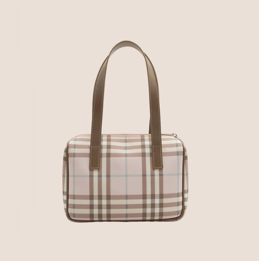 BURBERRY CANDY CHECK BAULETTO BAG