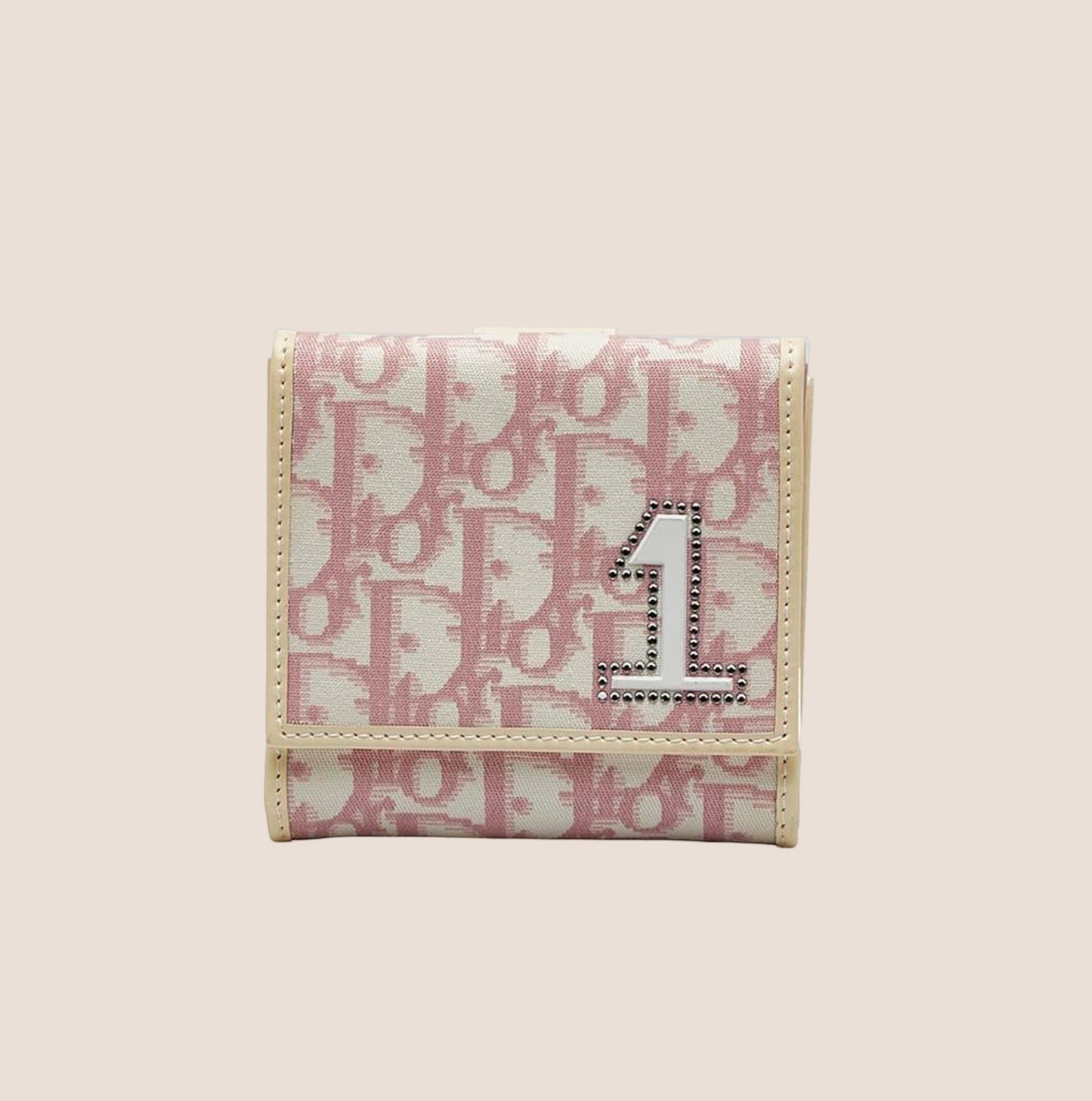 CHRISTIAN DIOR PINK TROTTER GIRLY WALLET
