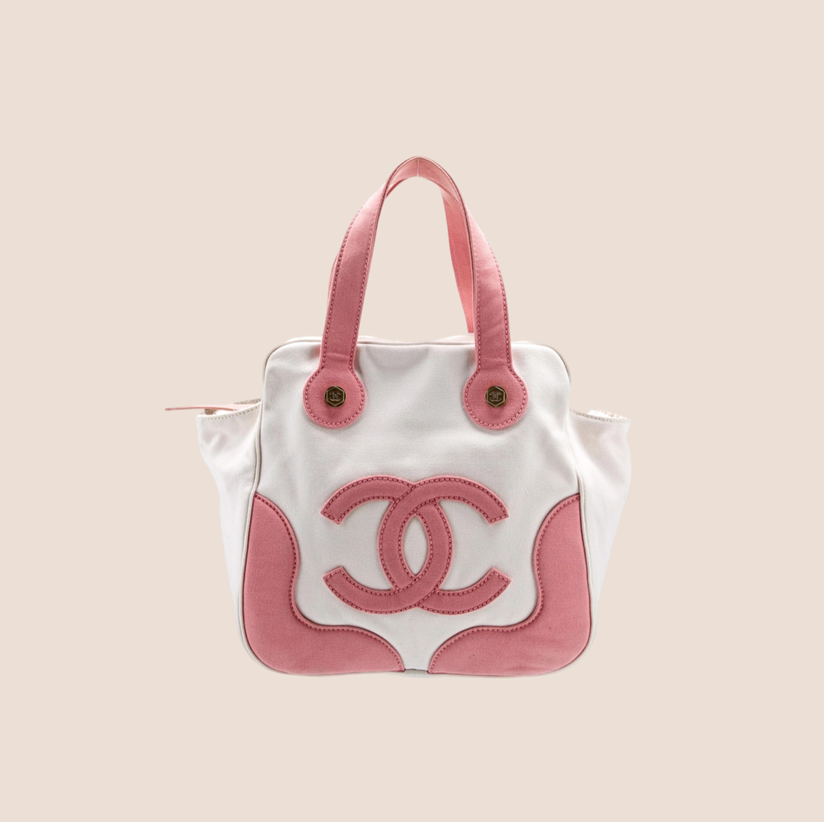 CHANEL 2003 PINK MARSHMALLOW CC TOTE BAG – RDB
