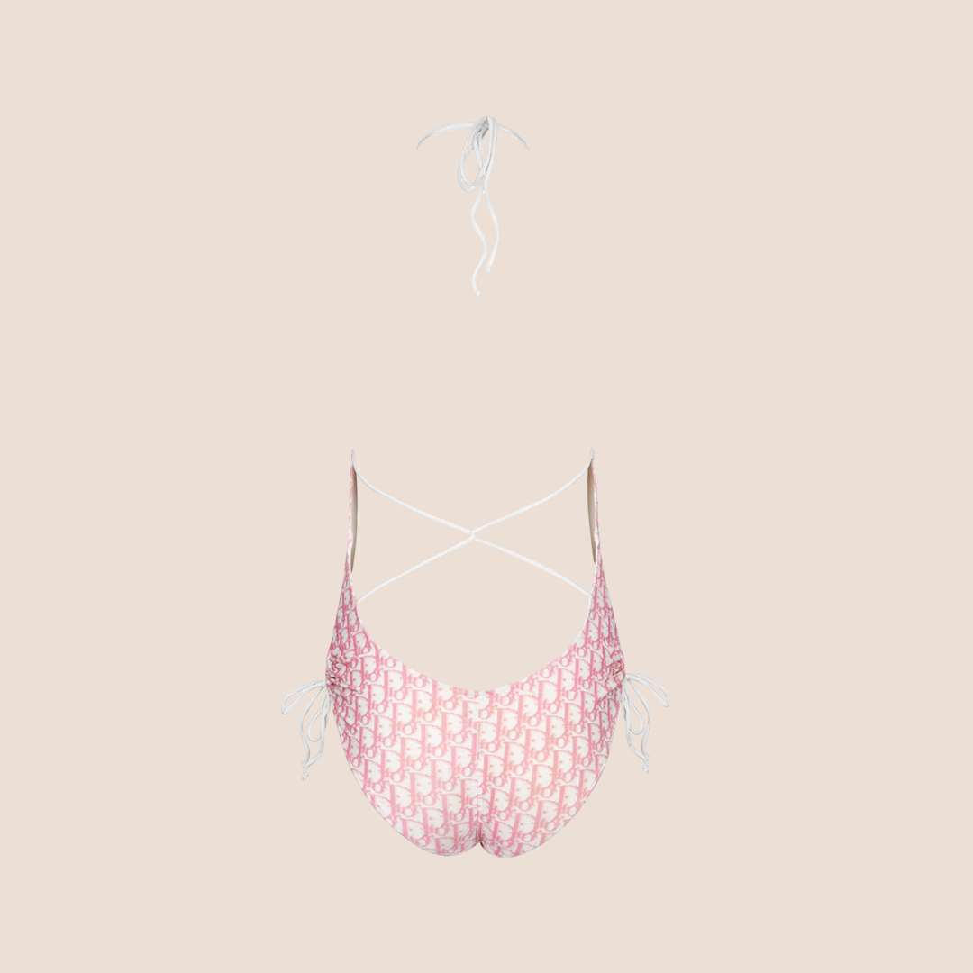 CHRISTIAN DIOR 2004 DIORISSIMO PINK FLOWER SWIMSUIT