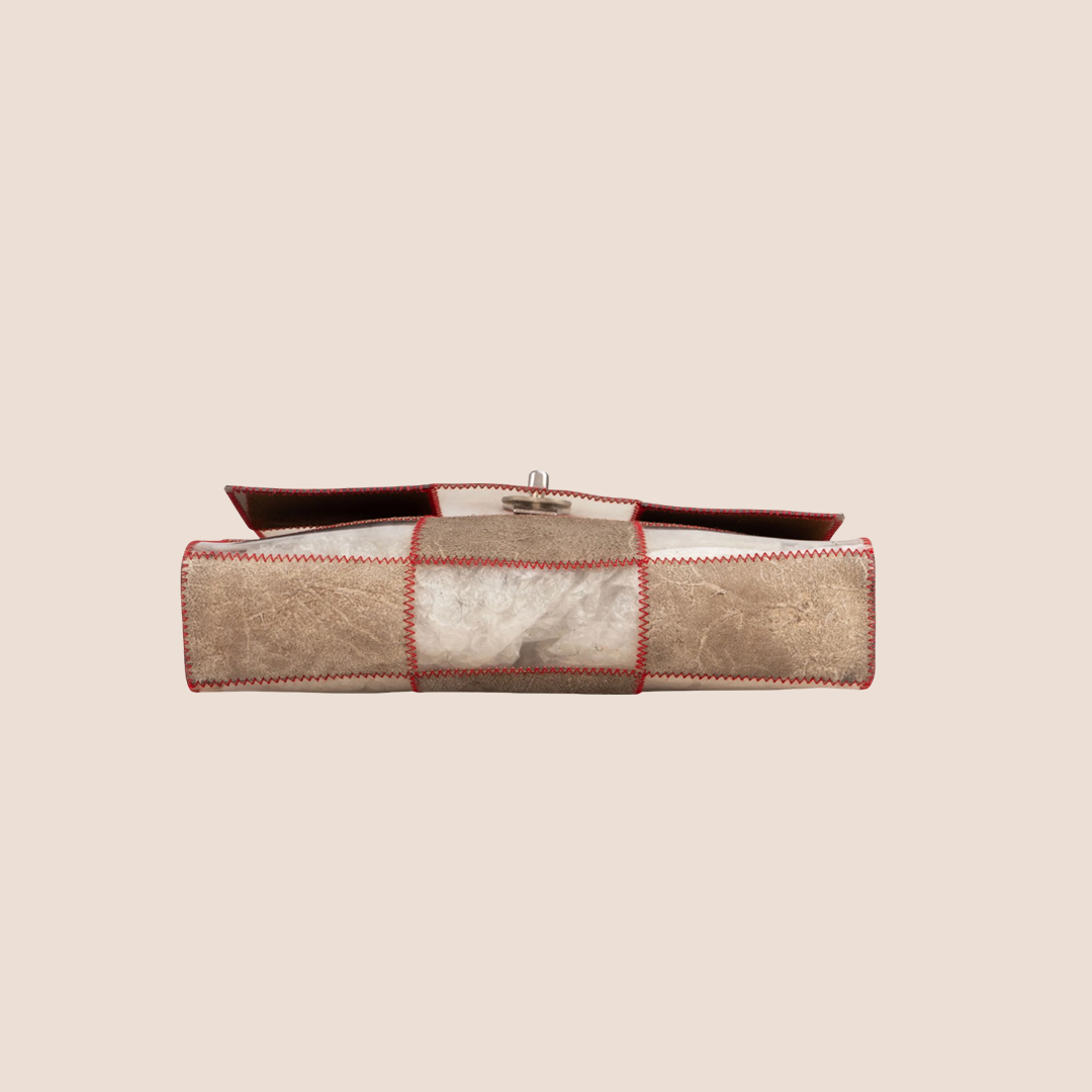 CHANEL TRANSPARENT PATCHWORK FLAP CROSSBODY BAG