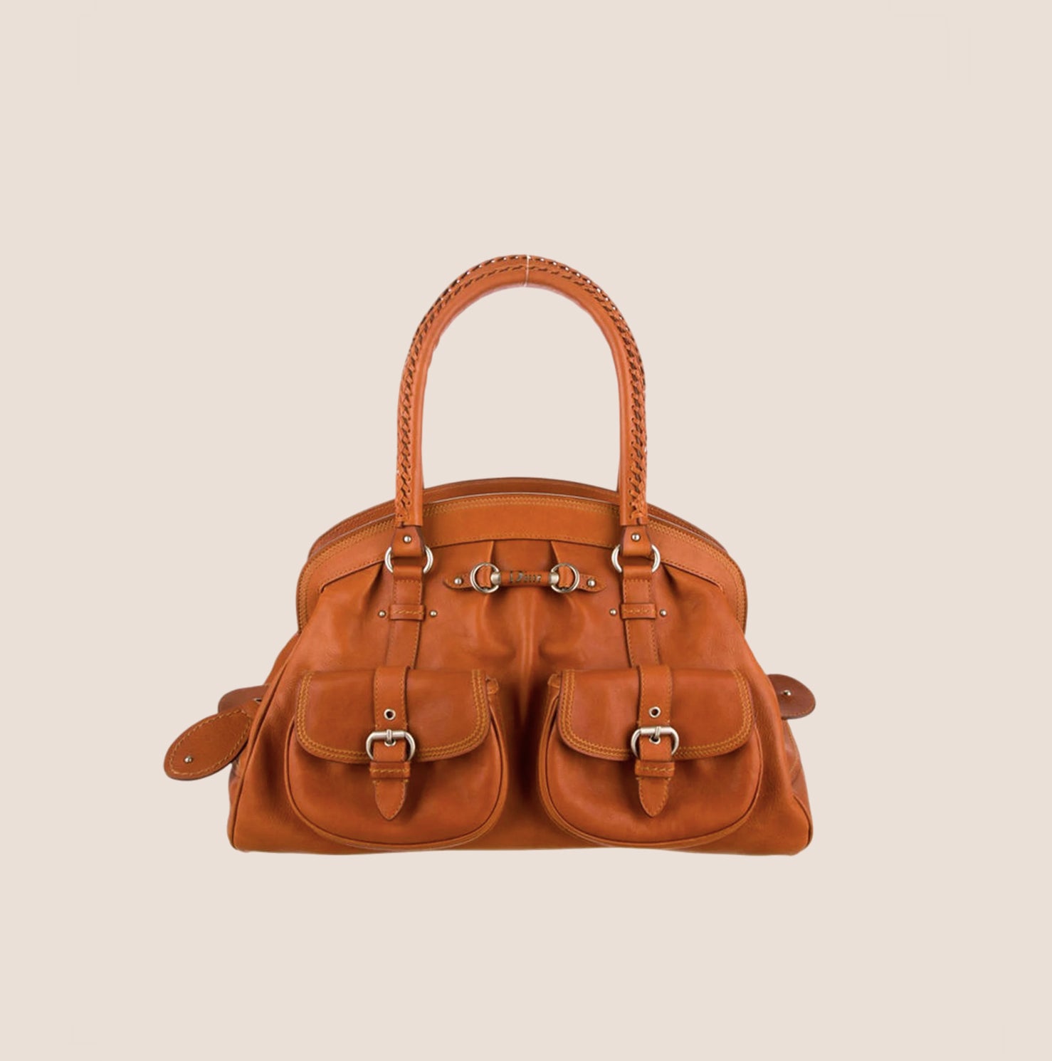 CHRISTIAN DIOR 2007 ORANGE LEATHER MY DIOR BAG – RDB